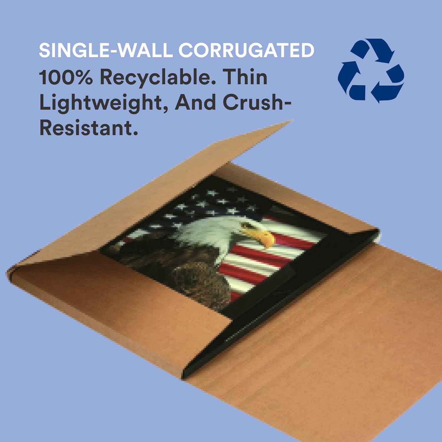 BOX USA Flat Mailer Shipping Boxes 18"L x 12"W x 2"H Large 50-Pack | Corrugated Cardboard Box for Small or Large Business Packaging, Mailing, and Storage