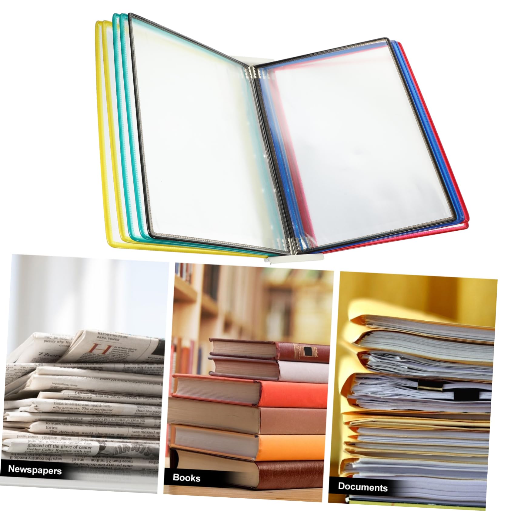 Artibetter Riviste Sospeso in Materiale Leggero e Resistente Organizzatore Per Documenti Occupa Per Ufficio e Casa