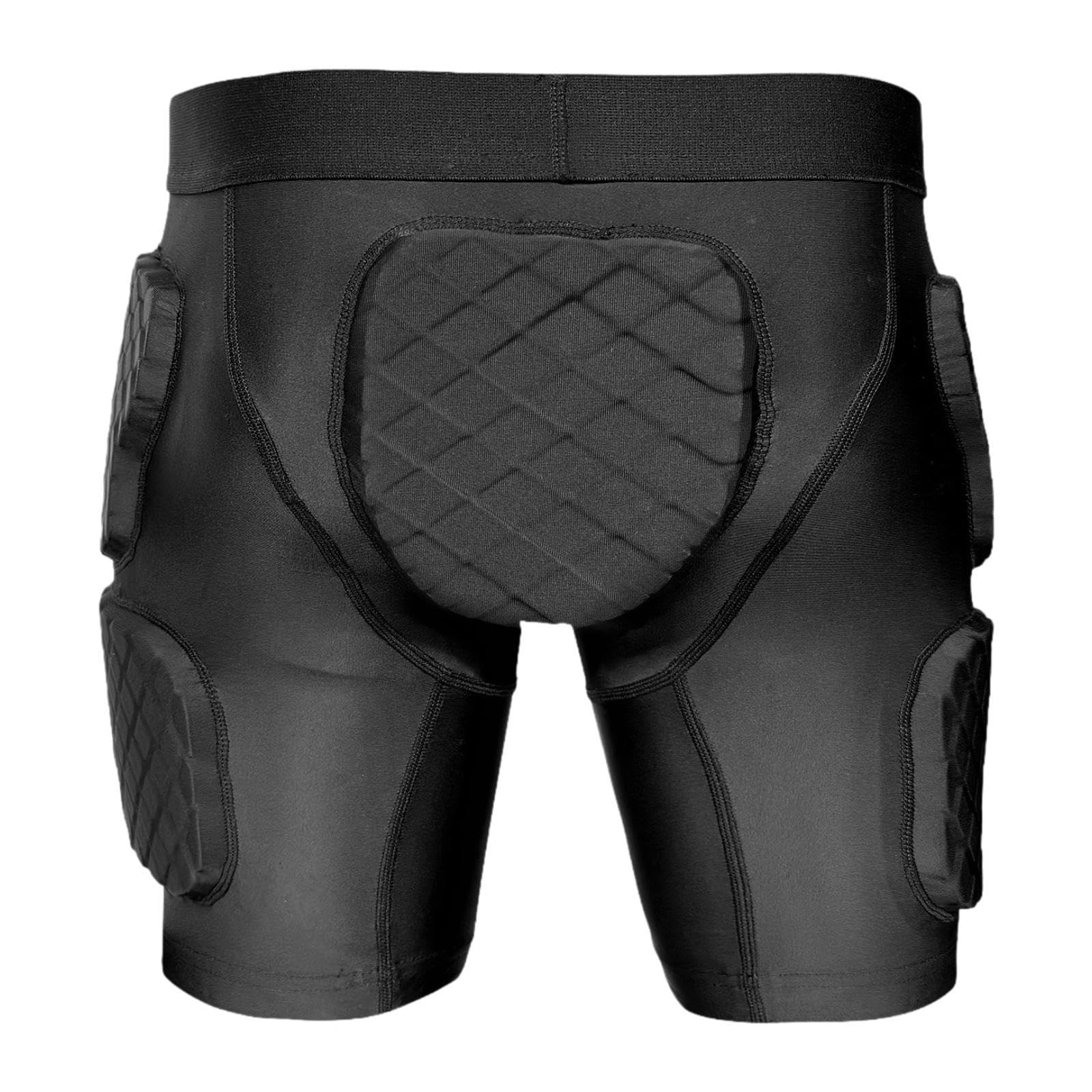 Pantaloncini da Portiere con Imbottitura sulle Cosce, Pantaloncini a Compressione, Pantaloni di Protezione per I Fianchi, Intimo Sportivo, Traspiranti