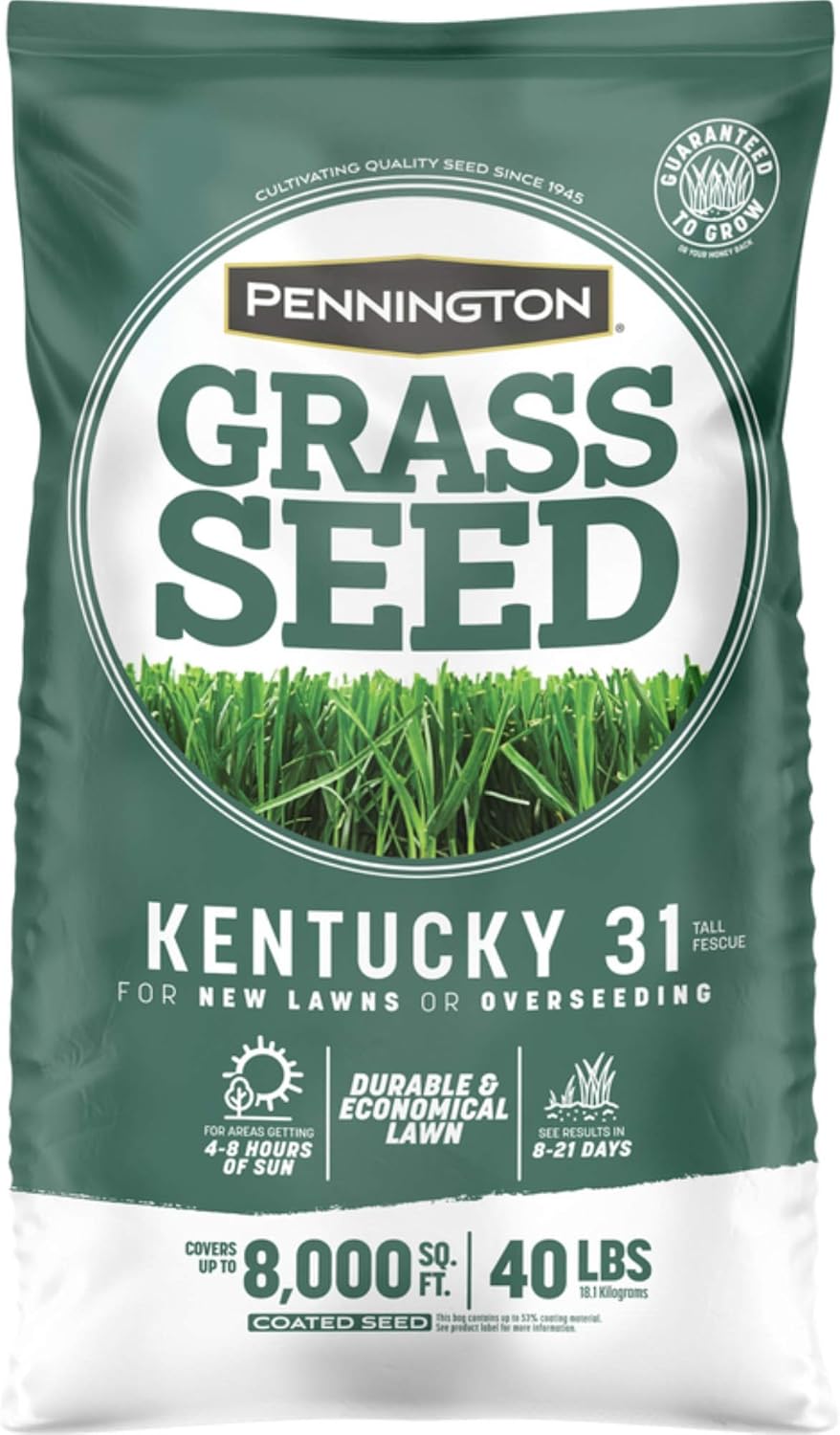 GRASS SEED KY31 TF 40 Patio, Lawn & Garden