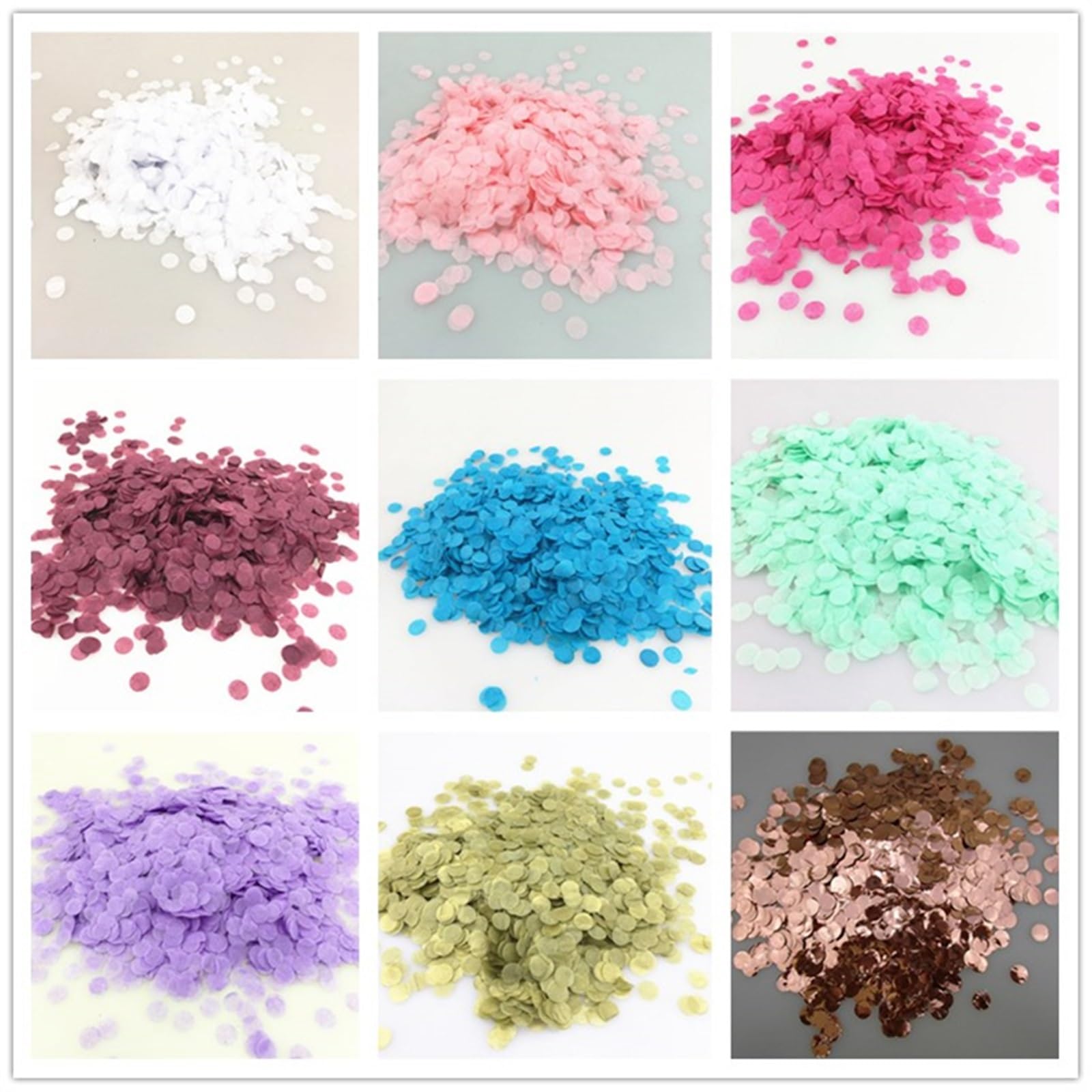 Rosa Konfetti Aus Seidenpapier – 10.000+ Stücke, 1/5,1 Cm, Perfekt Für Parties & Ballons