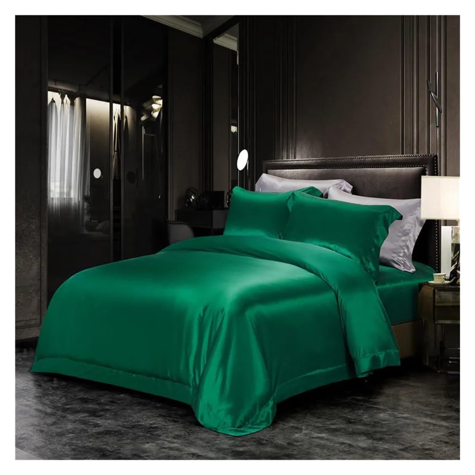 Sbcgfy C Top Grade Mulberry Silk Duvet Over,Both Sides Nature Silk 1P Duvet Over 2P Pillowcase,Otton Duvet,-Queen Size 4Pcs