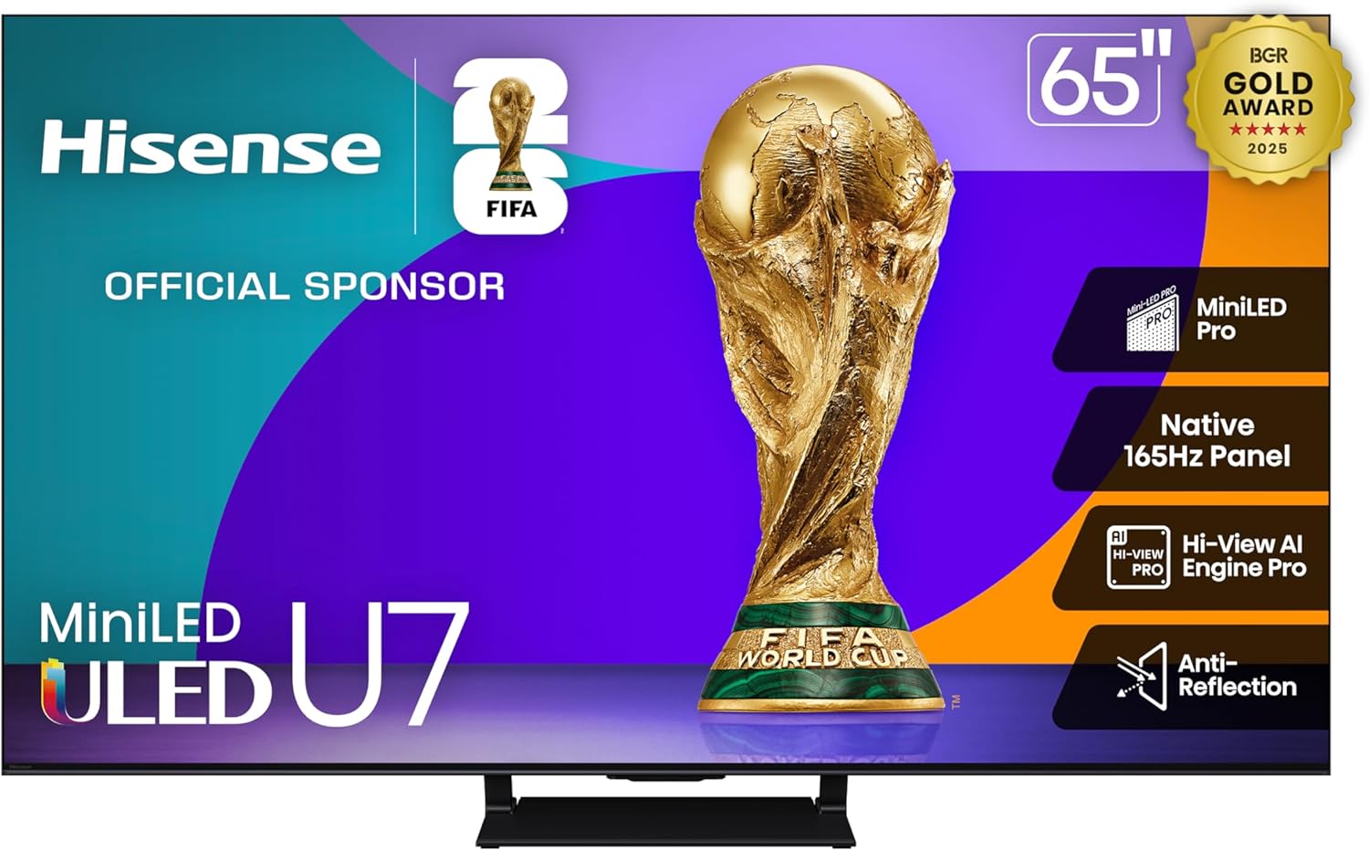 Hisense 65″ U7 Mini-LED ULED 4K UHD Best Premium...