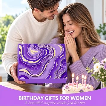 BodyRefresh Christmas Birthday Gifts for Women, Gift Basket for Her, Self Care Spa Gift Set, Thinking of You & Get Well Soon Care Package, Gift for Mom Wife Sister Grandma