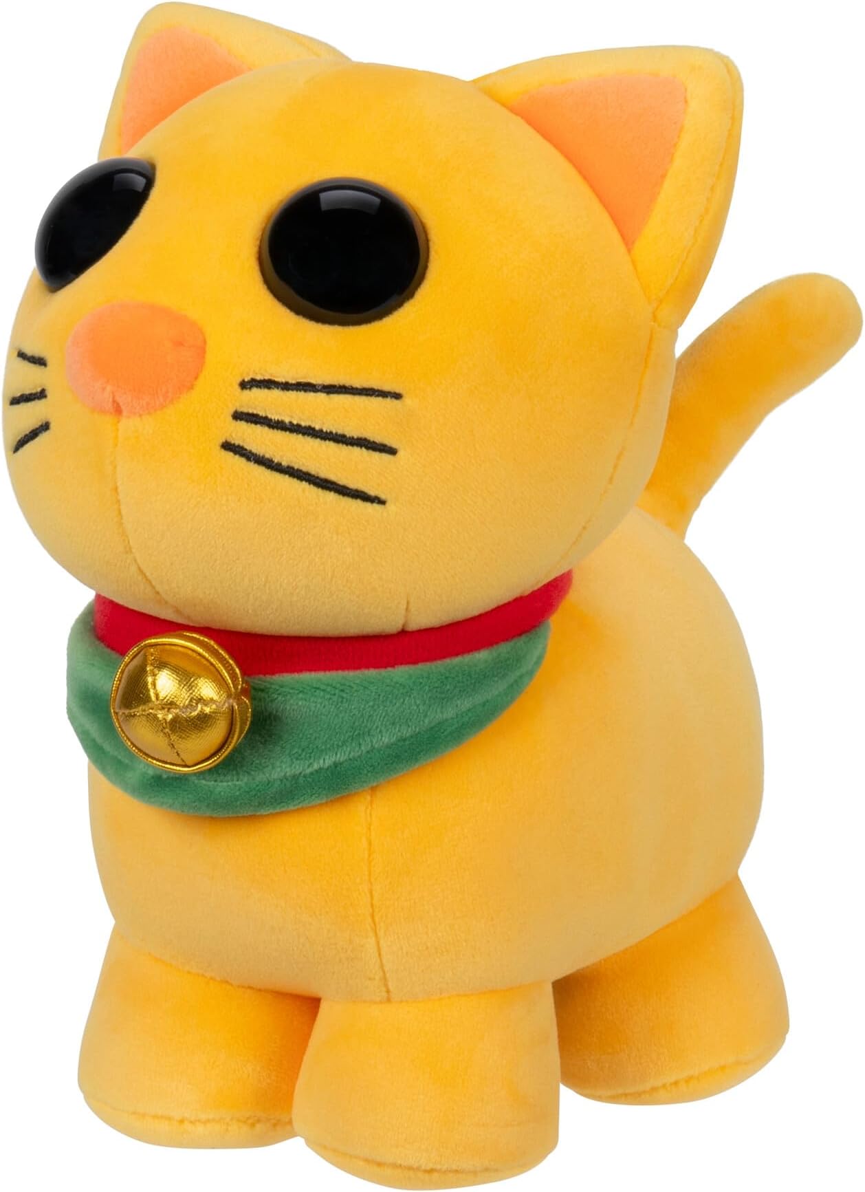 Adopt Me! Collectible Plush - Lucky Cat - Series 4 - Legendary In-Game Style Plush - Exclusive Virtual Item Code Included - Toy for Kids Featuring Your Favorite Pets, Ages 6+