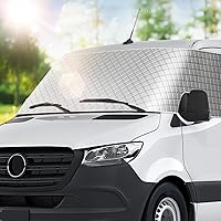 Vista 1 de BougeRV Cubierta de nieve para parabrisas de autocaravana para clase B, Dodge Mercedes Sprinter (2006-2015) para ventana delantera, accesorios