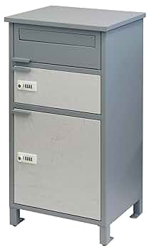 新品未使用⭐︎ Liebe宅配ボックス ポスト 宅配BOX グレー 宅配ボックス ポスト 宅配BOX 戸建て用 屋外郵便グレー（2121