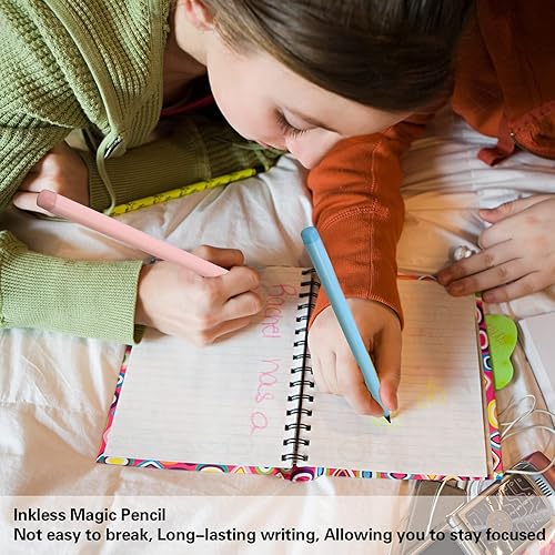Miniatura 6 de DREMISI 10 lápices eternos sin tinta, lápiz mágico borrable, eterno, sin tinta, infinito, reutilizable, para árboles, portátil, para escribir,