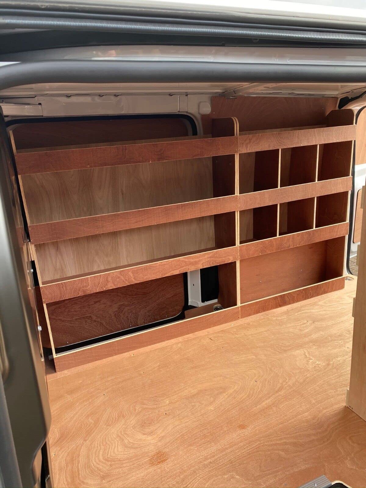 Fully Assembled Van Shelving Racking to fit Peugeot Expert MWB L2 Plywood System Tool Storage Unit OS UK
