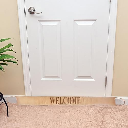 Miniatura 3 de Roe & Moe Tapón de bienvenida, bloqueo de aire fríocalor en la parte inferior de la puerta, reductor de ruido, aislamiento a prueba de sonido, 38 x