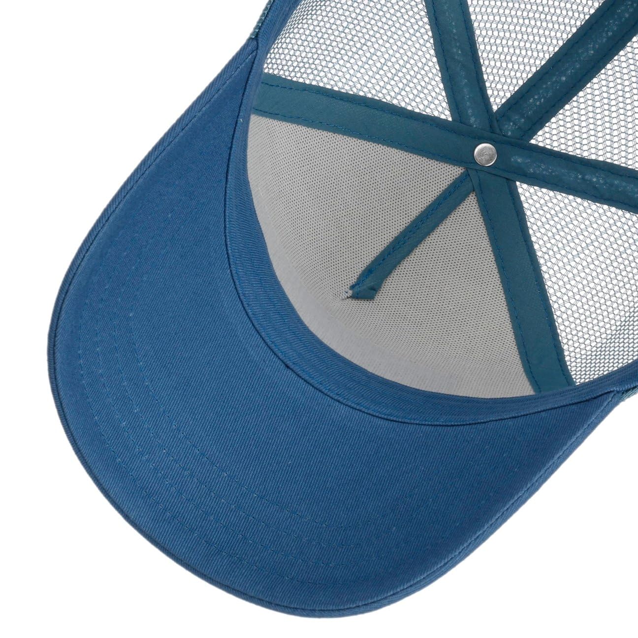 Stetson Czapka Trucker Since 1865 VintageKobiety/Mężczyźni - tirowca baseball cap z meshu Snapback, daszkiem, daszkiem wiosna-lato Lato - One Size niebieski