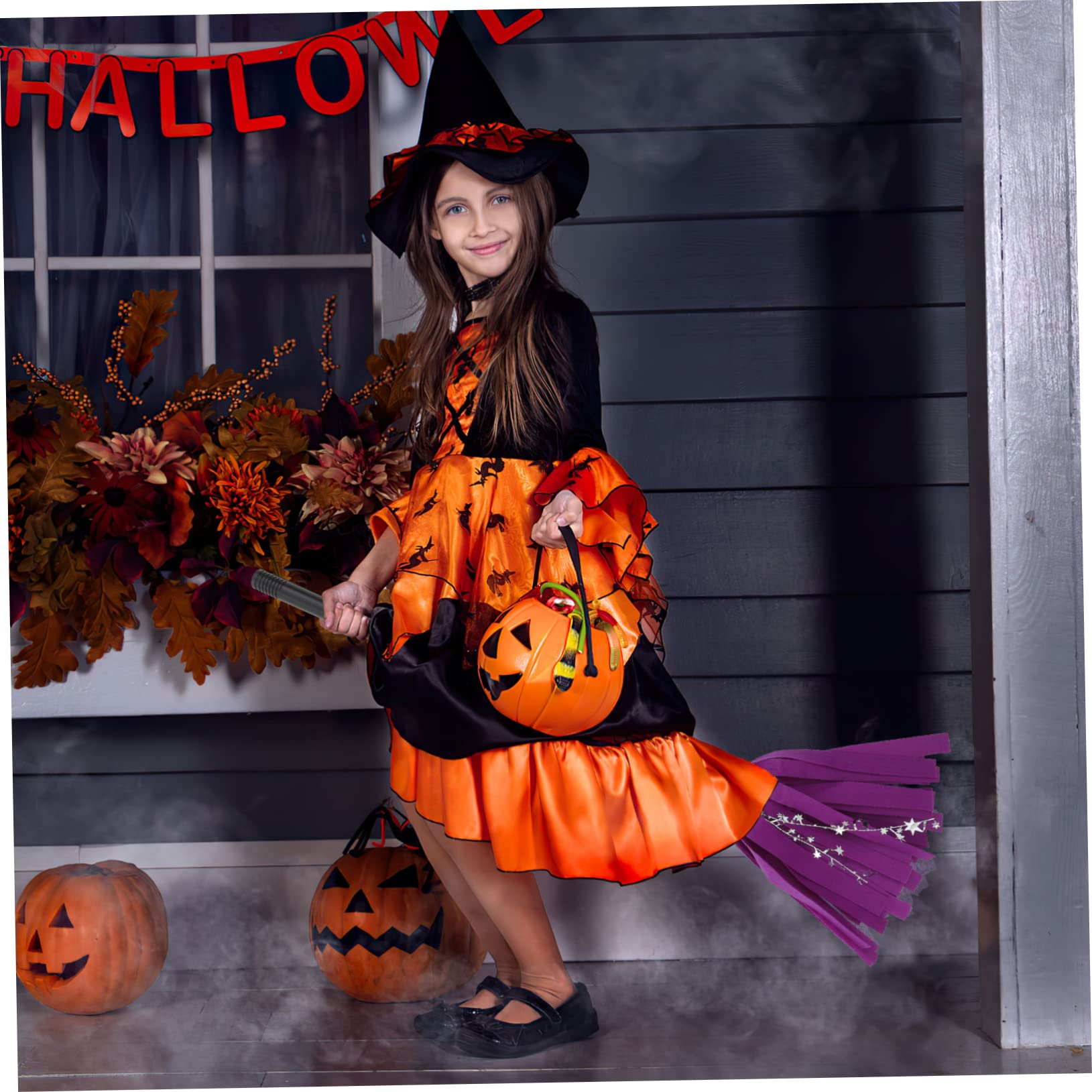 HEALLILY Cosplay Witch for Halloween 3pcs Net Yarn Prop for Parties and Performances