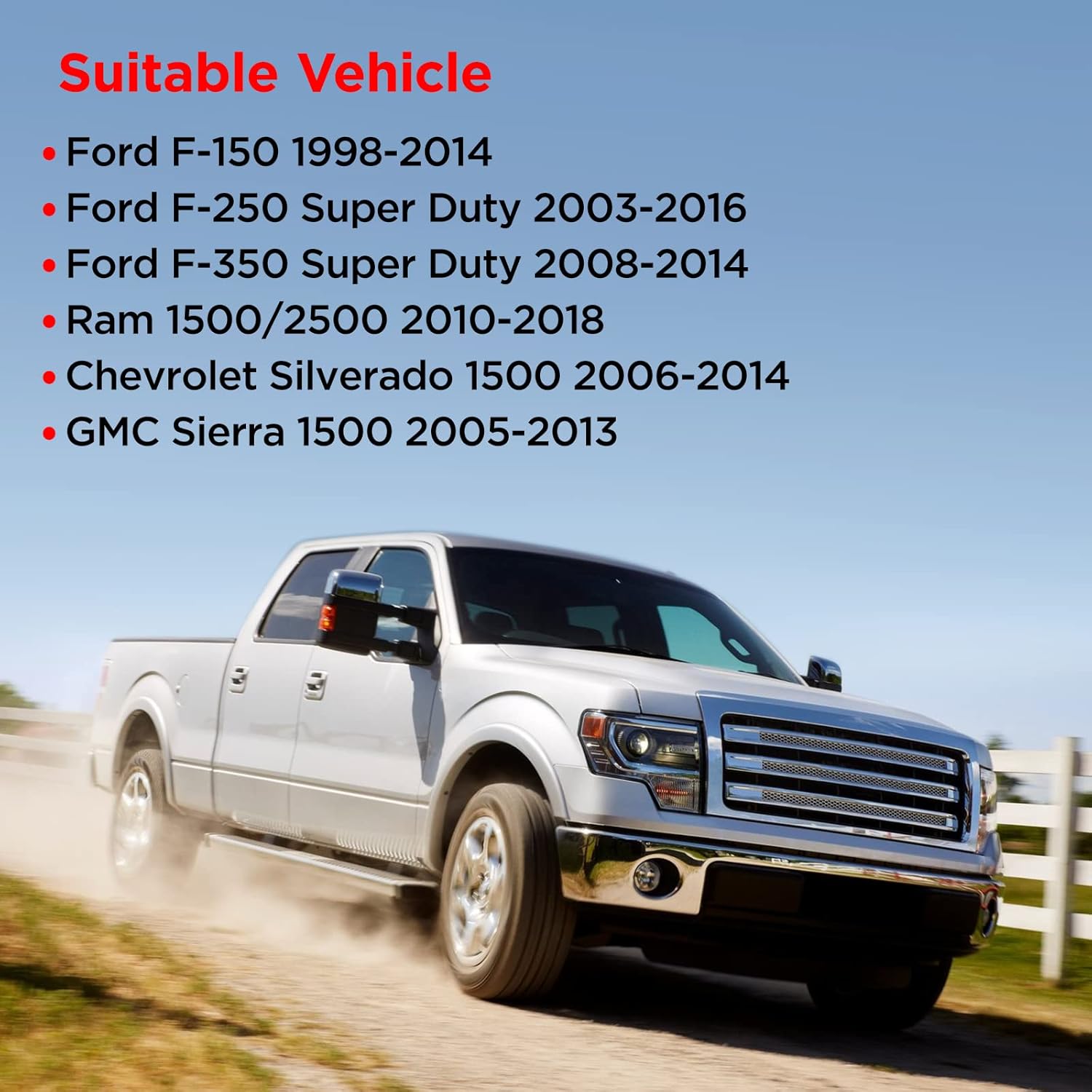 SPEEDWOW Retractable Truck Bed Tie Down Anchors Compatible with F-150 1998-2014; Compatible with F-250 Super Duty 2003-2016; Compatible with F-350 Super Duty 2008-2014; Compatible with Ram 1500 2500 - Image 6