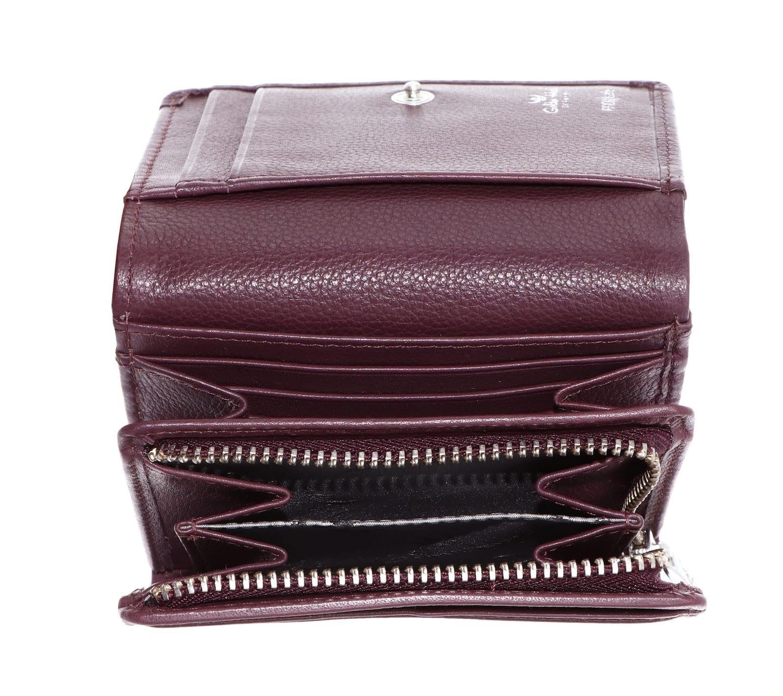Golden Head Cuir Porte-Monnaie Madrid RFID Protect RV-Börse 3335 Aubergine Violet foncé