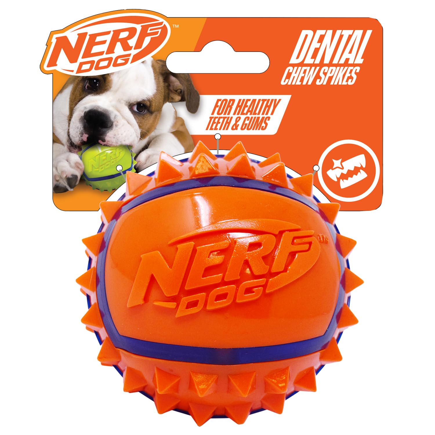 2WAY SPIKY Re:BORN 135g、165g SPY-V 180g Nerf Dog 2-Tone Spike Ball Large : Amazon.ca: Pet Supplies