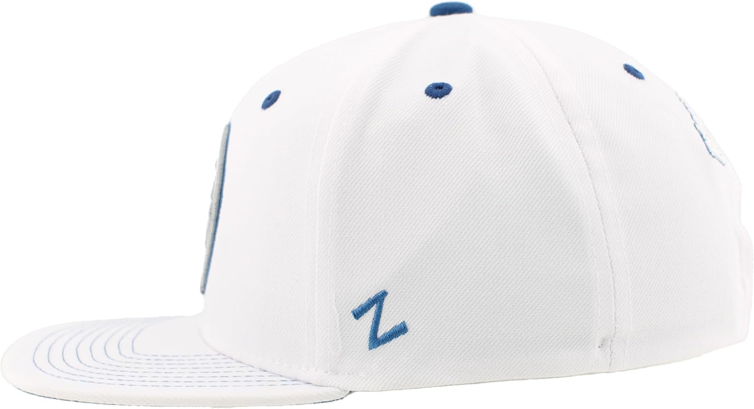 ZHATS NBA Unisex-Adult NBA Officially Licensed Adjustable Snapback Hat Flat Bill Z11 Pop White - Image 3