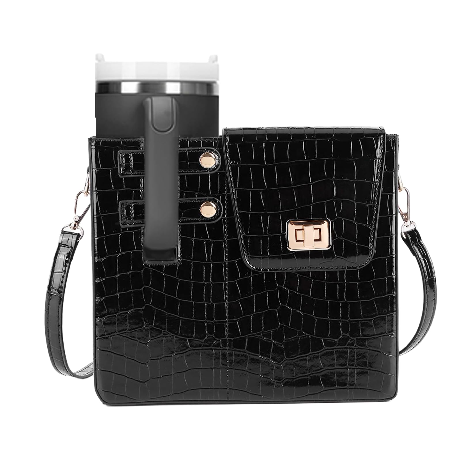 Stanley Purse Cup Holder Bag- Outdoor Portable Crossbody Bag for Stanley Cup Tumbler Purse