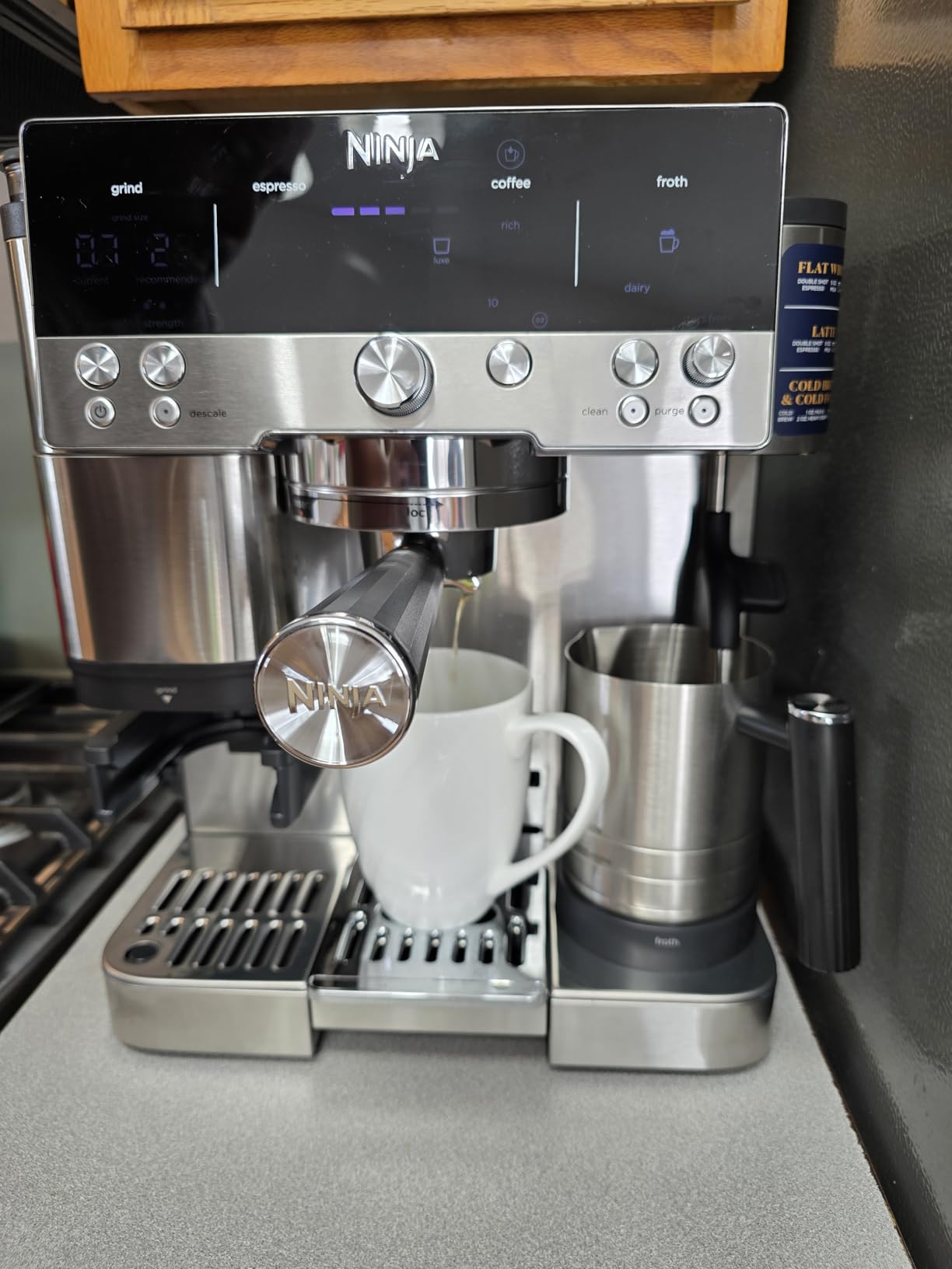 Ninja Luxe™ Café Premier Series Espresso Machine Drip Coffee Maker & Cold Brew Machine photo review