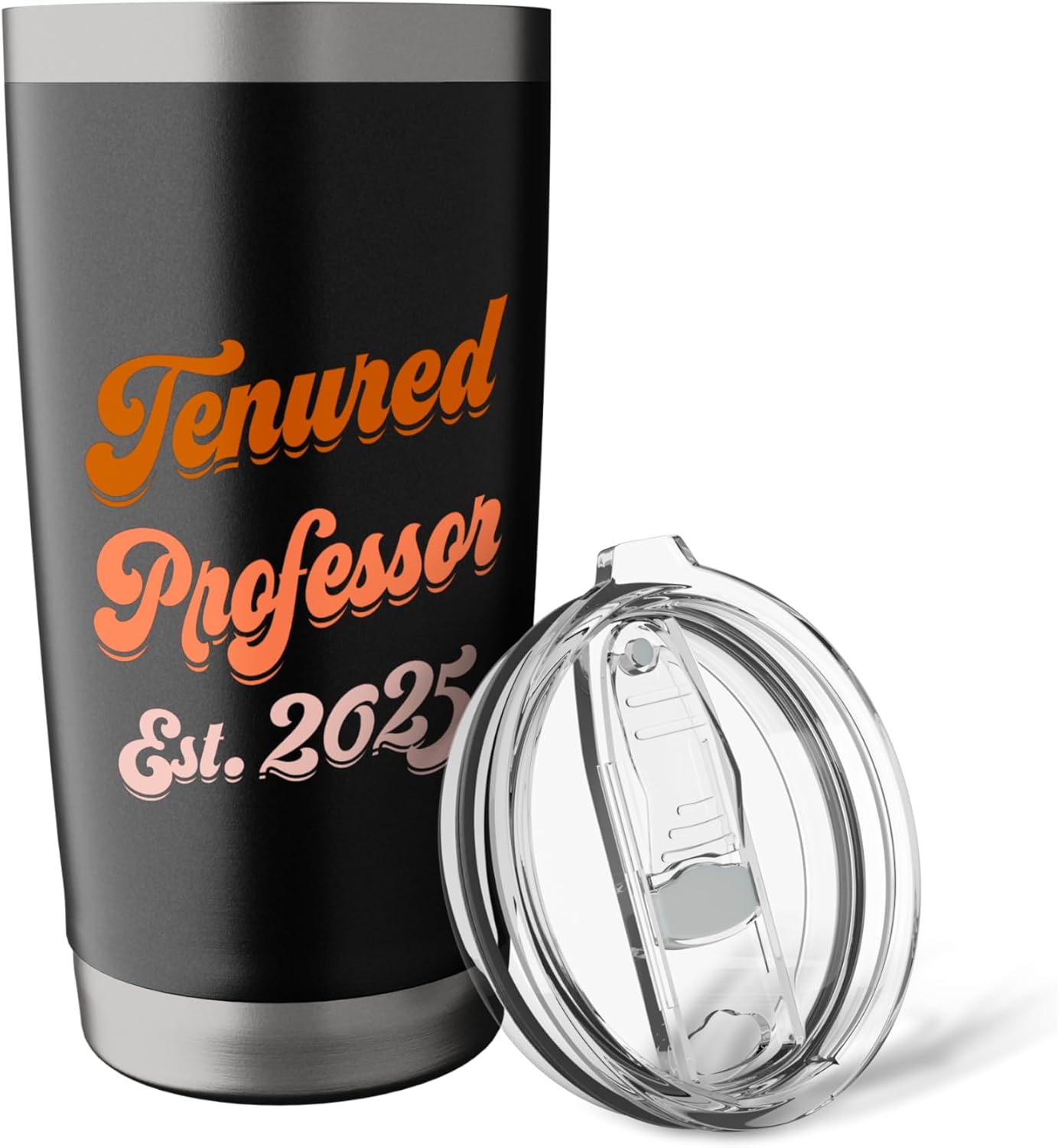 Tenured Professor 2025 Women Tenure University Colleague Stainless Steel Insulated Tumbler - Image 5