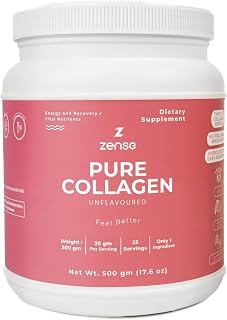 Hydrolyzed Collagen Powder for Women & Men – Organic Type I & III Bovine Collagen Peptides, High Protein – for Bone Strength, Joint Support, Healthy Hair & Glowing Skin - Colágeno Hidrolizado (500 g)