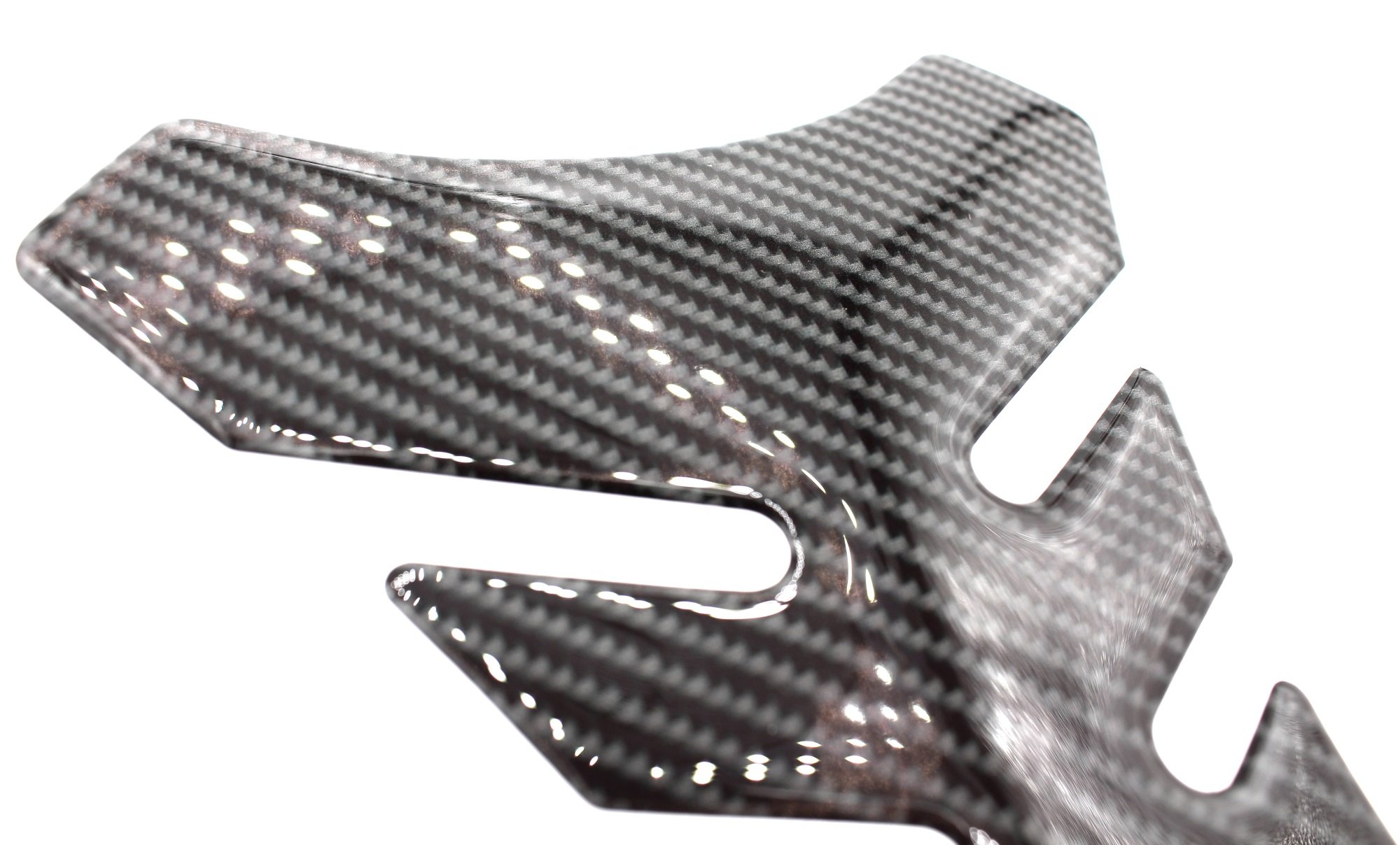 FInest Folia Gel Motorrad Tankpad 3D Carbon Glanz universell von Finest-Folia MR012 (Carbon Schwarz Glanz)