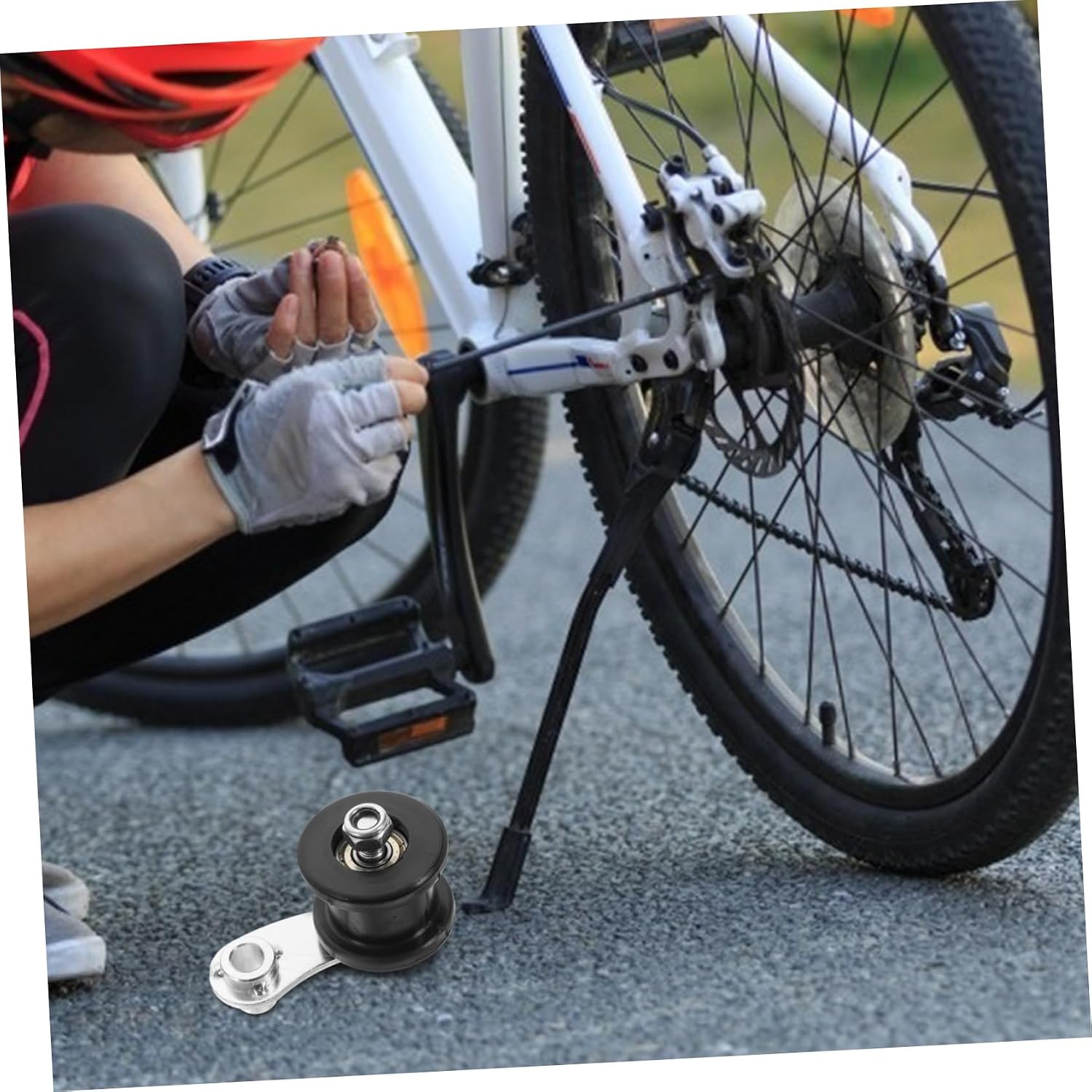 Ebike Chain Tensioner Electric Bike Chain Adjuster Simple Install Sturdy Material