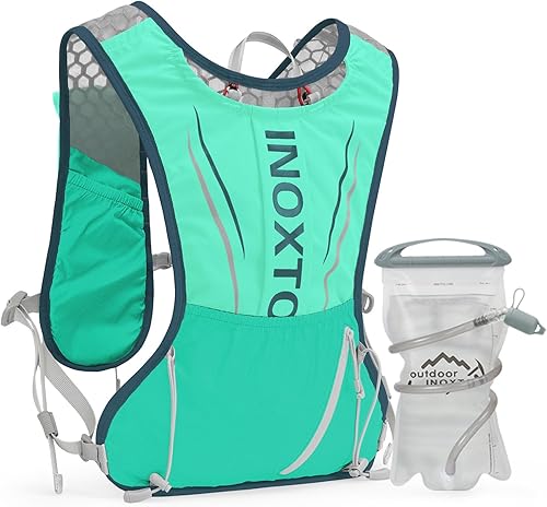 IX INOXTO Chaleco de hidratación para correr para hombres y mujeres, mochila de agua para correr, paquete de hidratación de 3 litros, para correr,