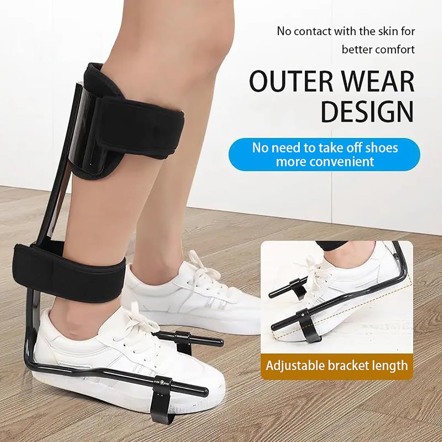 Férula Ortopédica Para Caída Del Pie, Ortesis De Tobillo Y Pie, Se Puede Usar Mientras Se Usan Zapatos O Se Duerme, Ortesis De Rehabilitación Para Ayudas Para Caminar, Para Accidentes Cerebrovasculare