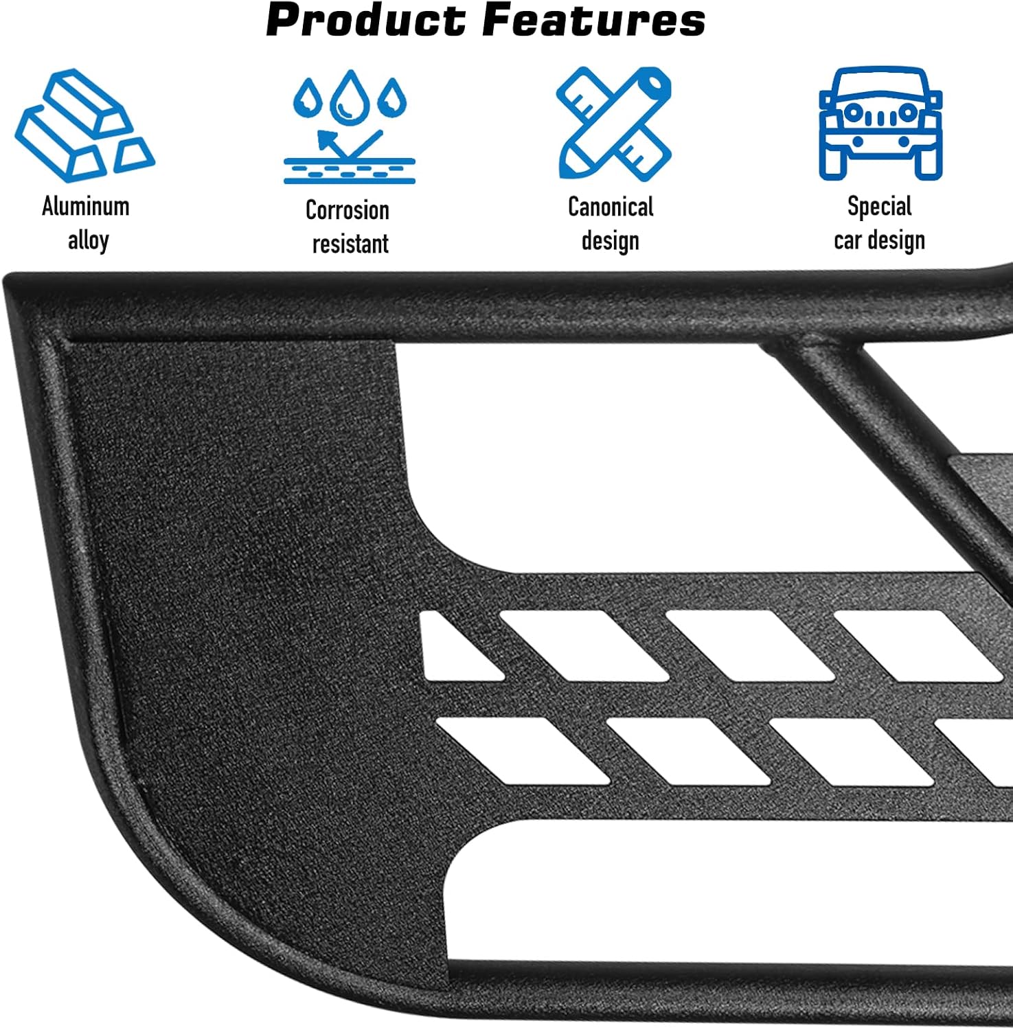 Steel Tubular Doors Front & Rear Tubular Doors with Side View Mirror for 2018-2024 Jeep Wrangler JL JLU 4-Doors