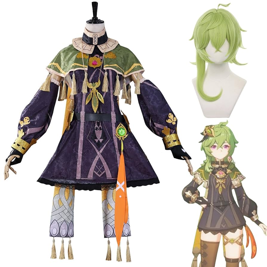 原神　コレイ　コスプレ衣装　ウィッグ付き　XL Amazon.co.jp: [SUQ] 原神 コレイ コスプレ衣装 ウィッグ 髪飾り