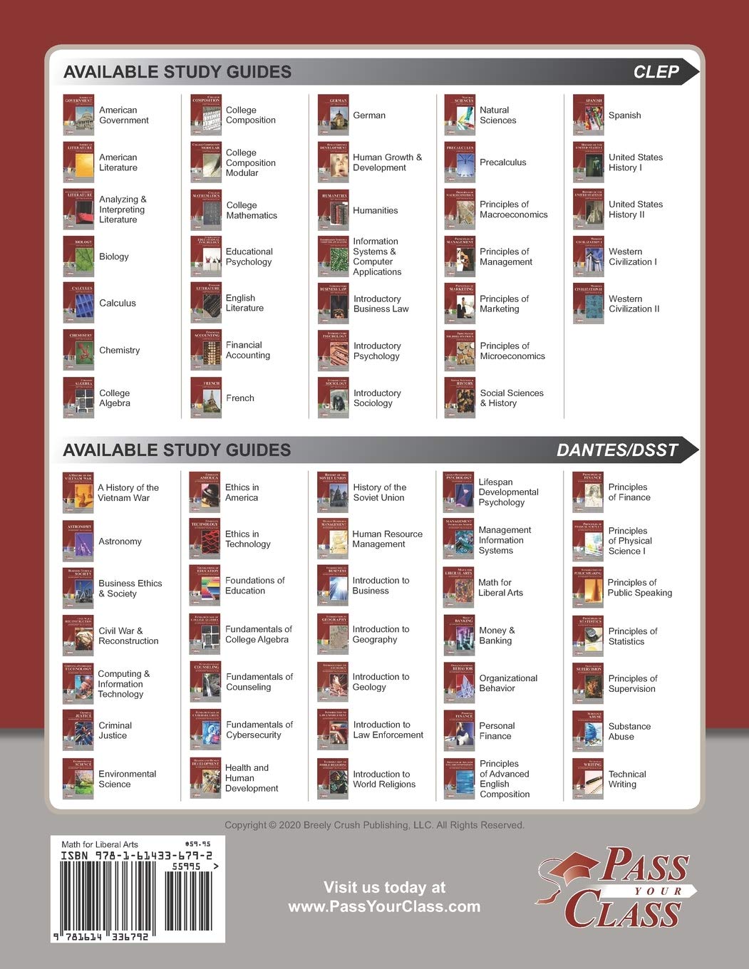 Math for Liberal Arts DANTES/DSST Test Study Guide