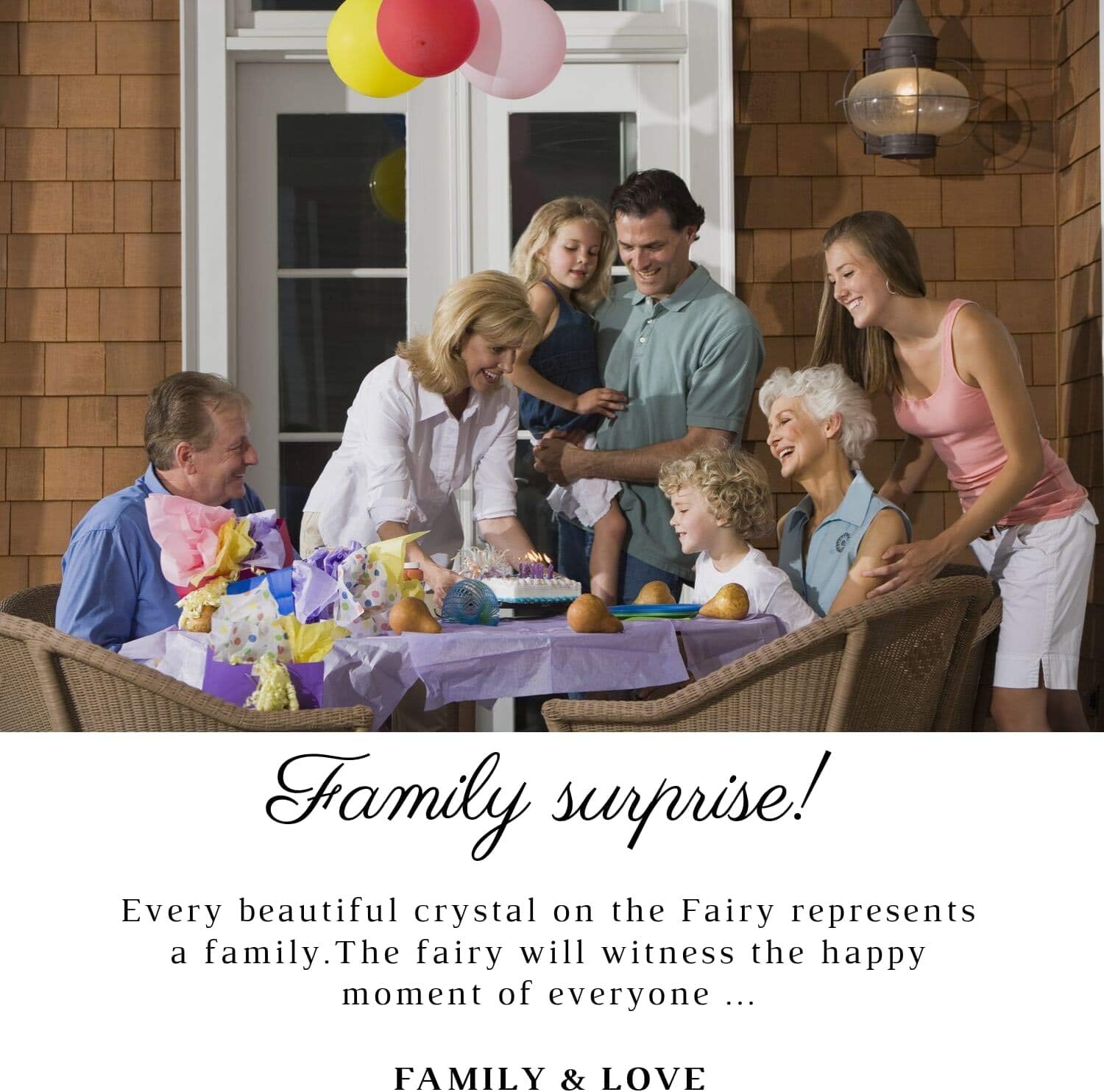 SUMFAN Fairy Necklace for Teen Girls,Birthstone Pendant Gift for Girls White Gold Plated Austrian Crystal Jewelry Gift - Image 4