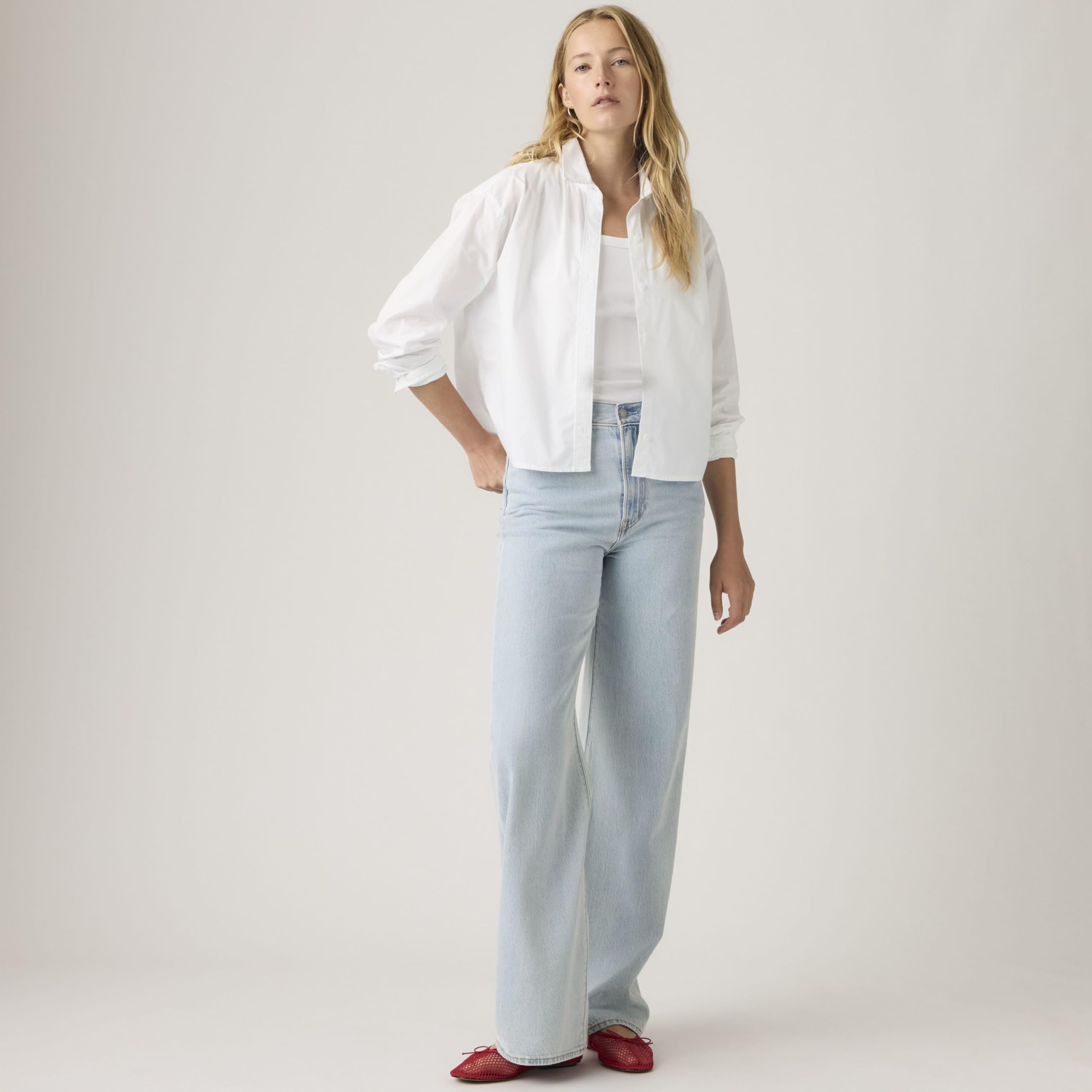 Levi'S Ribcage Wide Leg H223 - Jeans Mujer