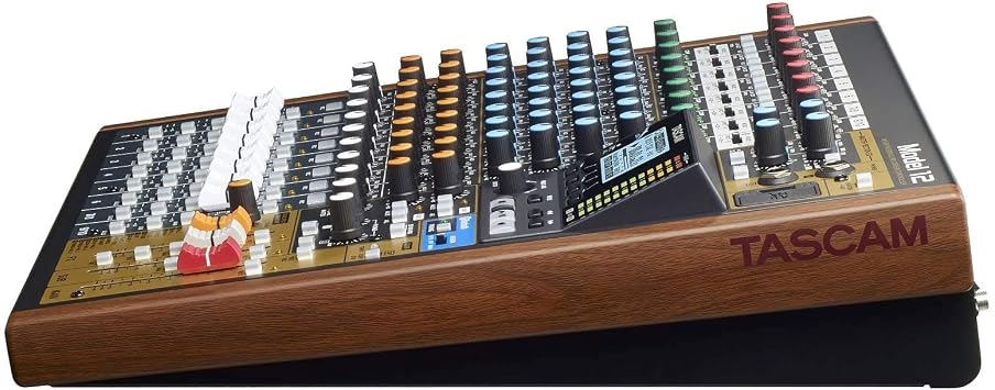 Tascam Model 12 All-in-One 12-track Digital Multitrack Mixing and Recording Studio, Mixer, USB Audio Interface and DAW Controller