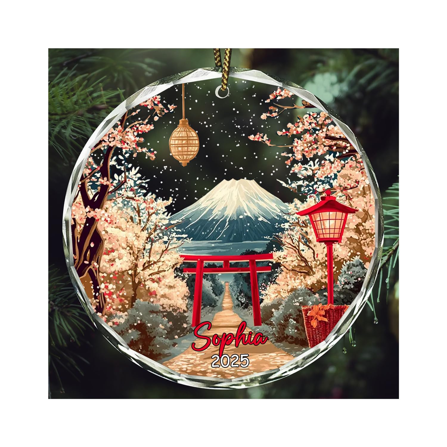 Amazon.com: Personalized Japanese Christmas Ornaments, Japan