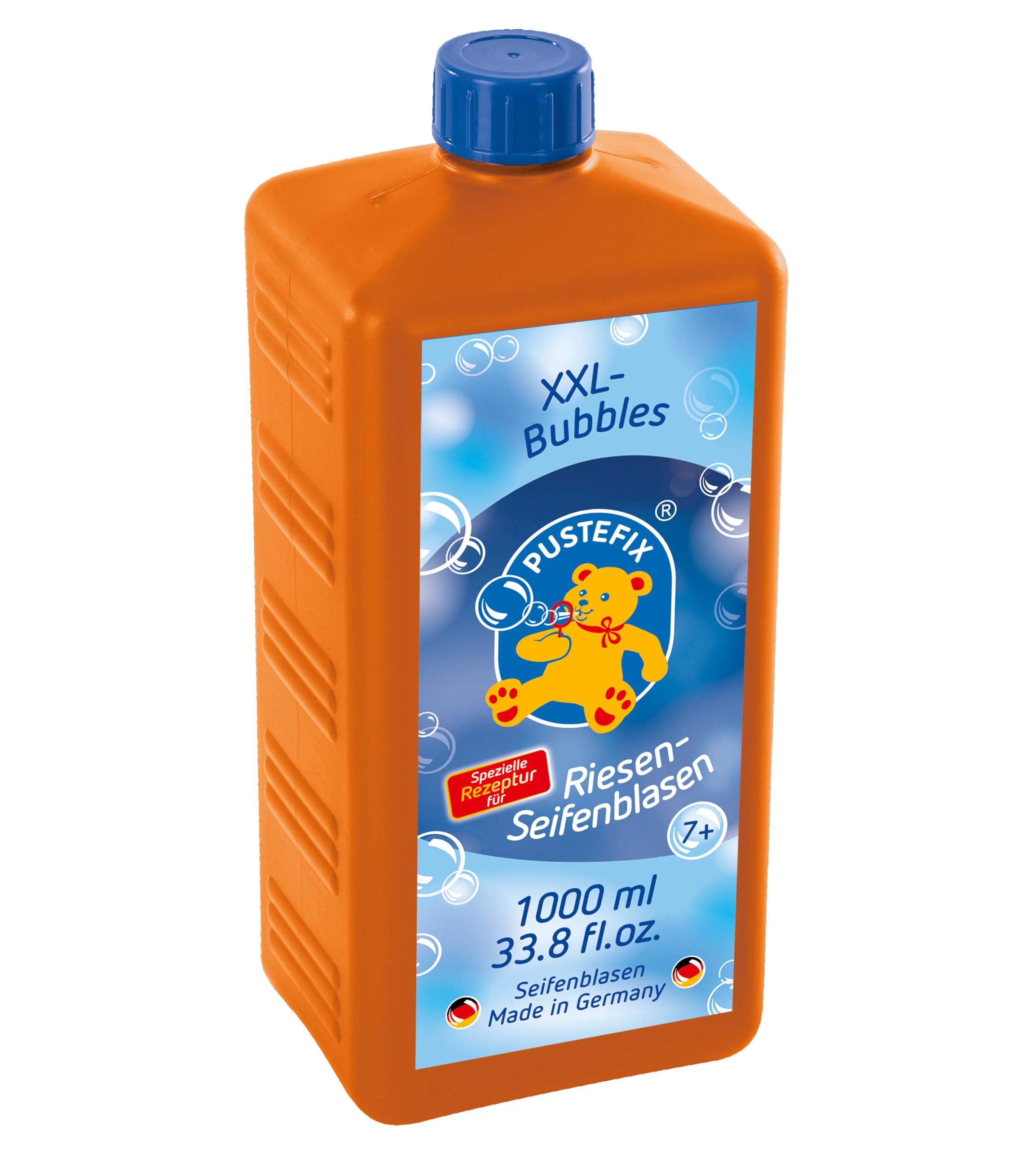 Pustefix 420869872 Refill Bottle XXL Bubbles 1000 ml, Colourful, 1x 1000ml