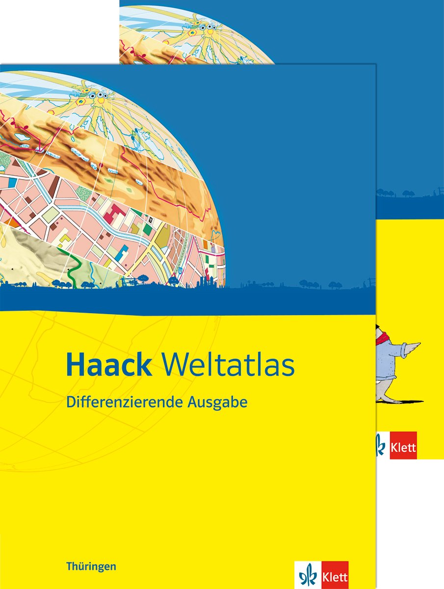 Haack Weltatlas. Differenzierende Ausgabe Thüringen: Atlas mit Arbeitsheft Klasse 5-10: Mit Arbeitsheft Kartenlesen