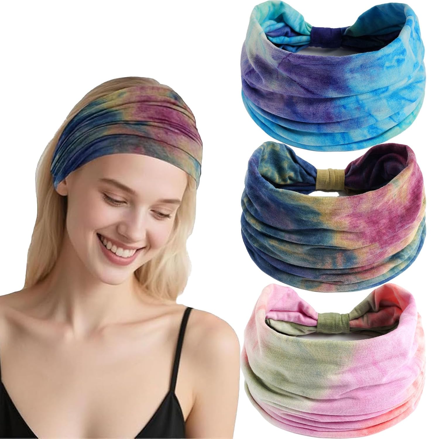 3 Pcs Bandanas for Women, Hair Bands for Women with Bohemian Style, Headbands for Yoga and Sports, Head Scarves for Active... - Review, Price and Buying Guide