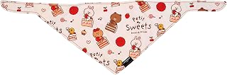 ZippyPaws LINE Friends Dog Bandanas - Cute Summer Dog Stuff, Puppy & Dog Accessories, Dog Birthday Pink Bandana for Girl & Boy - Brown's Petit Sweets