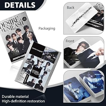 Kpop Enhypen Photocards, 55 Pieces Lomo Cards, Enhypen Album Merch for Fans (B)