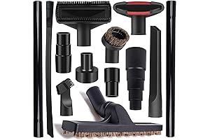 13Pcs Universal Wet & Dry Vacuum Attachment Kit 1-1/4" Hose Adapter