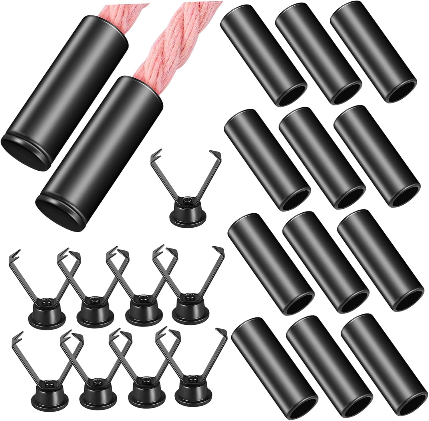 LIFKOME 60Pcs Metal Cord End Caps for Hoodie Drawstrings and Shoelaces