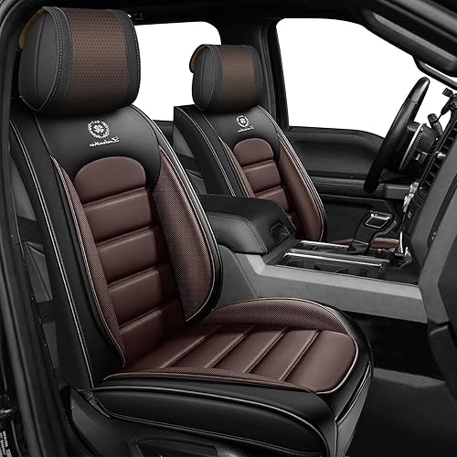 Miniatura 22 de Juego completo de fundas de asiento de automóvil para GMC Sierra 1500/2500/3500 Denali SLT AT4 AT4X Base Fundas de asientos 2008-2025, Protectores