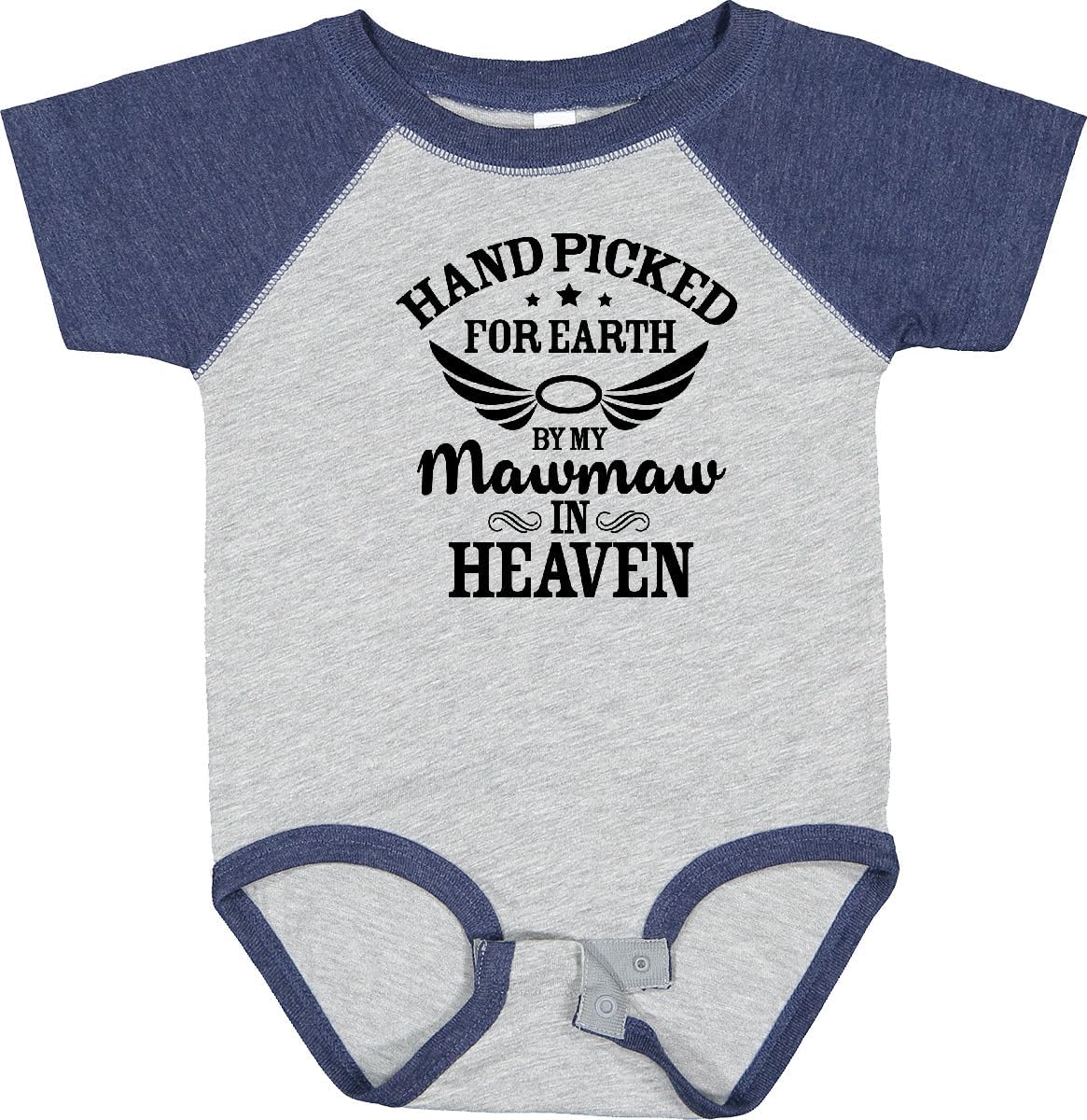 inktastic Handpicked for Earth By My Mawmaw in Heaven with Angel Baby Bodysuit
