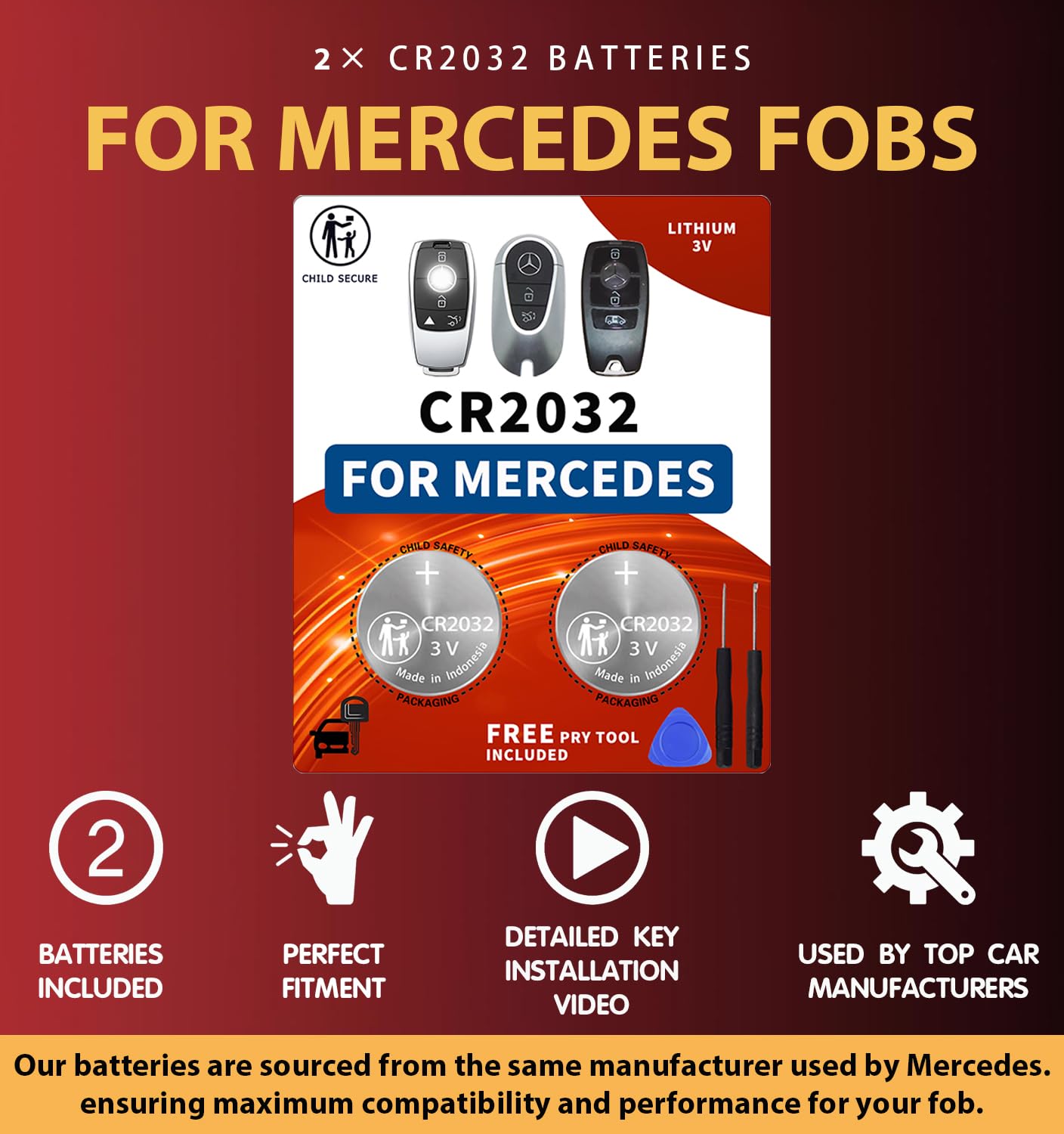 Mercedes Keyless Entry Battery Replacement: Quick & Easy Guide