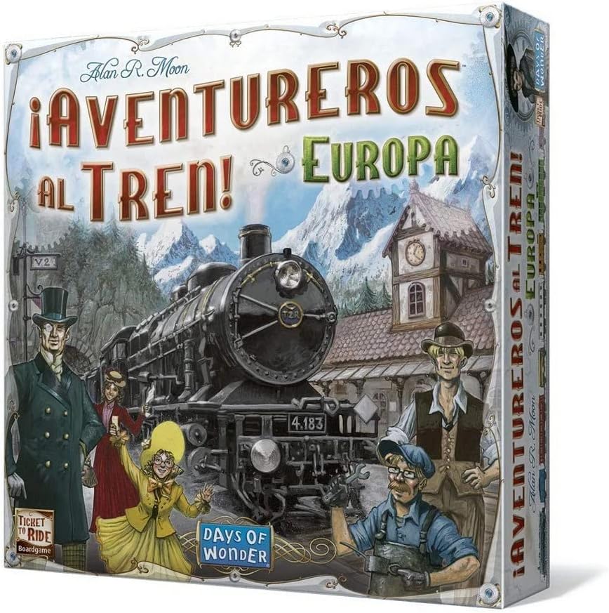 Days Of Wonder UNBOX NOW ¡Aventureros al tren! Edge Entertainment Board Game LFCABI127 - Spanish Language