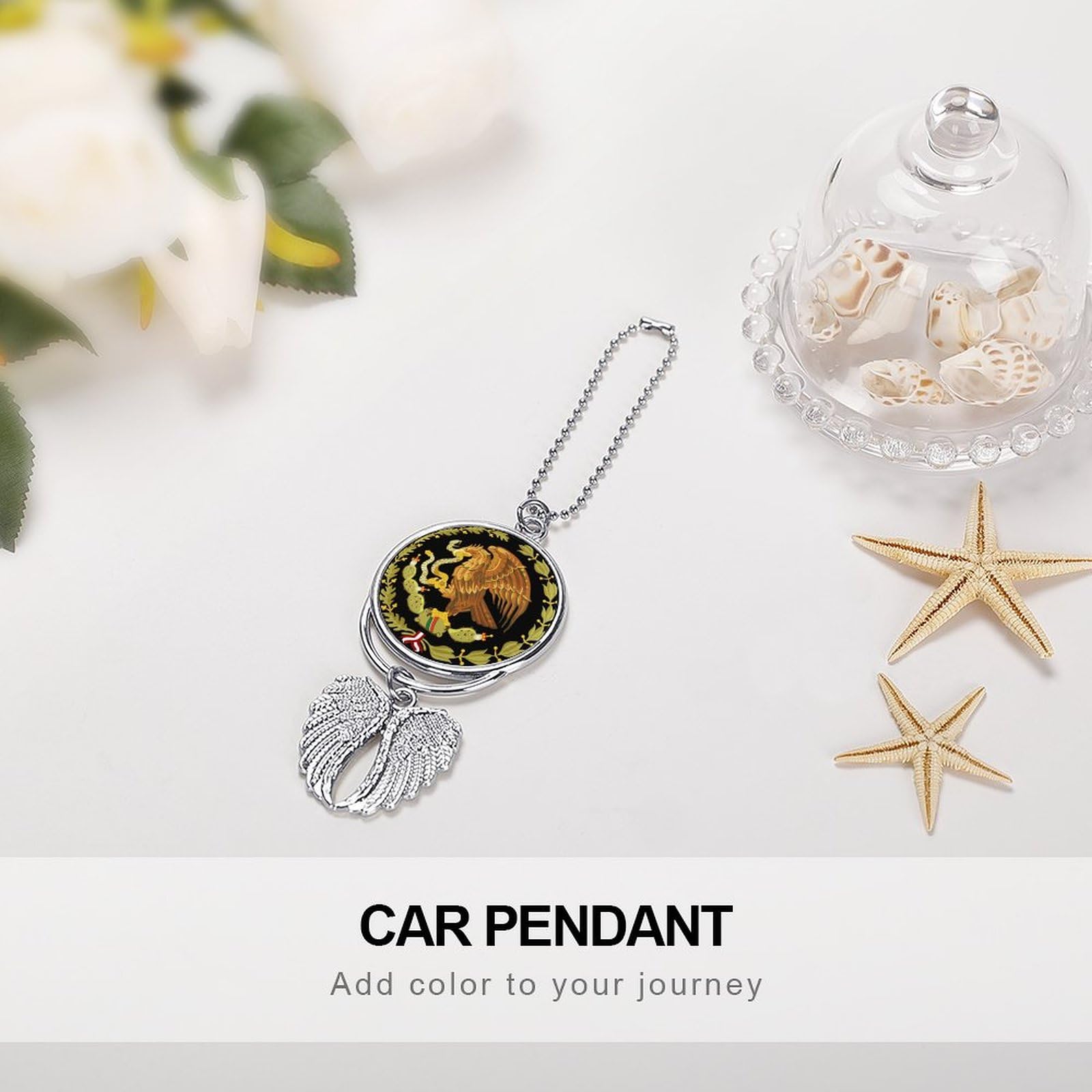 G128 2 Pack: Mexico Mexican Car Side View Mirror Cover 5.9x8.66 In - Foto 7