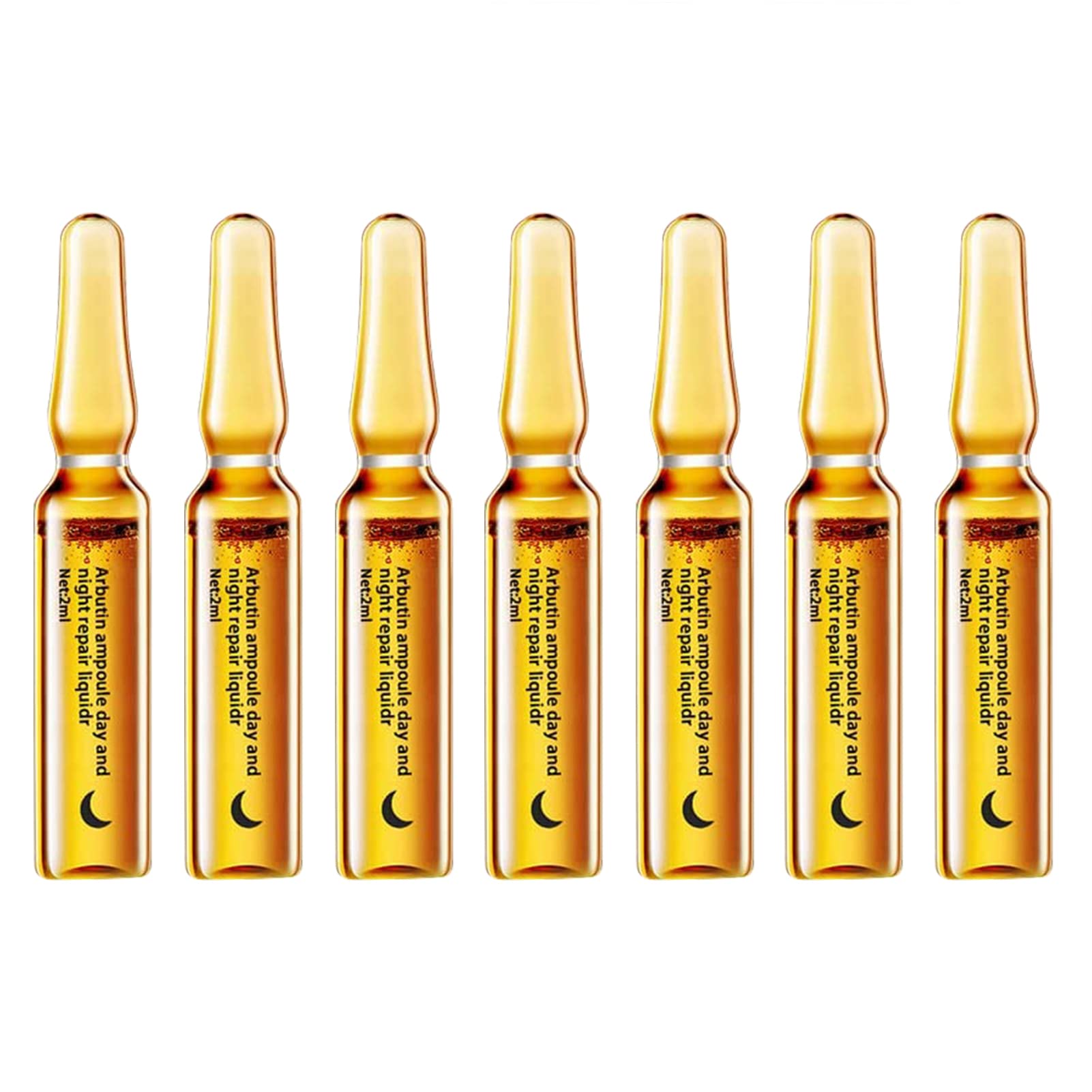Sérum de ácido hialurónico, sérum facial, antiarrugas, antienvejecimiento, antiarrugas, ampollas faciales, dosis altas, con ácido hialurónico puro para una hidratación intensa, 7 x 2 ml