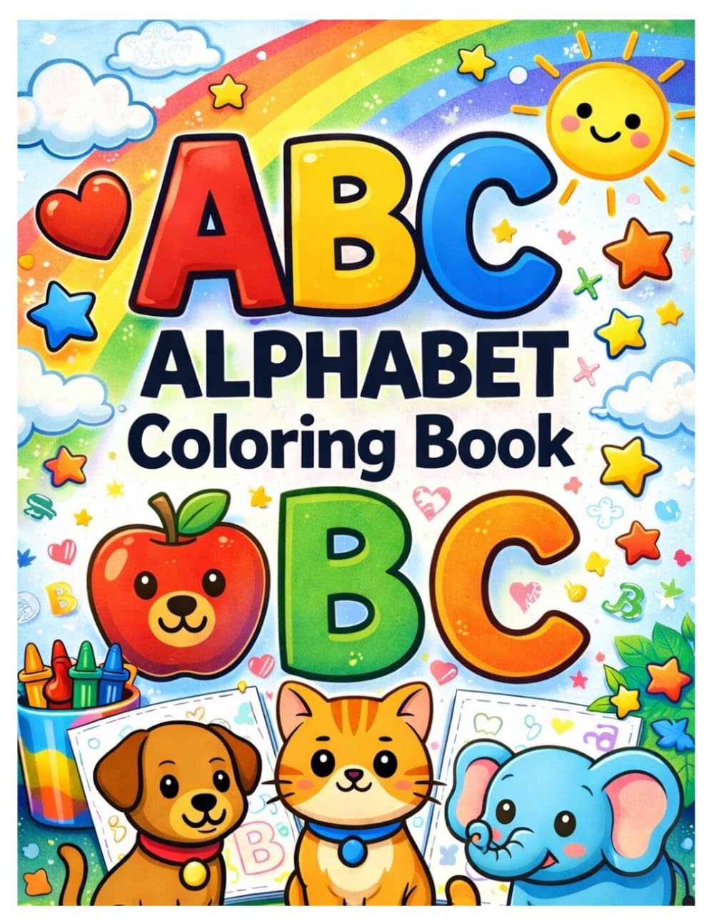 ABC Alphabet kids Colouring Book: Colouring Book