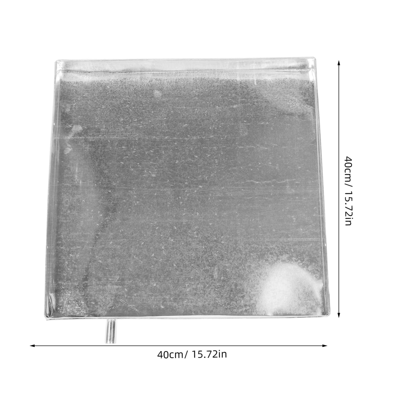 KICHOUSE Bac de Récupération pour Climatisation Fer Galvanisé Plateau de Drainage Fuite Pourités Intérieures et Extérieures Bac à Gouttes Polyvalent pour Usage Intérieur et Extérieur